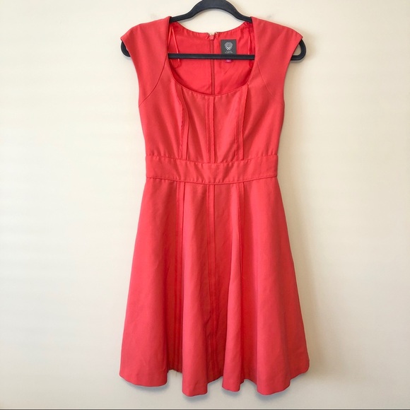 Vince Camuto Dresses & Skirts - Vince Camuto Coral Fit & Flare Dress